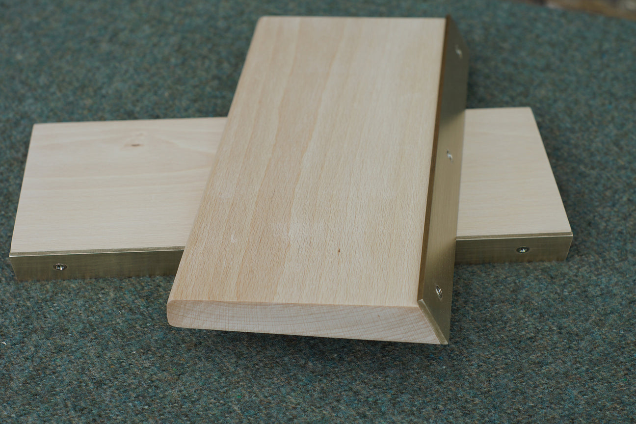 10in Brass Edged Backing Boards Bookbinding Supplies